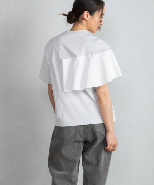 「MARECHAL TERRE」 半袖Tシャツ MEDIUM ブラック レディース_画像3