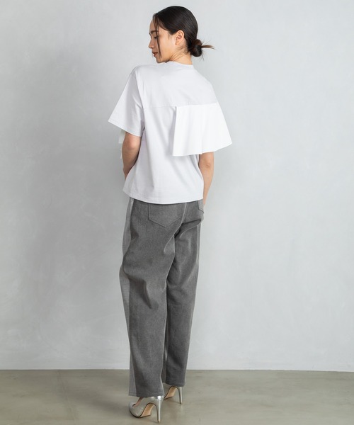 「MARECHAL TERRE」 半袖Tシャツ MEDIUM ブラック レディース_画像5