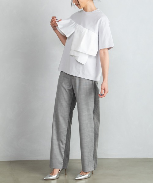 「MARECHAL TERRE」 半袖Tシャツ MEDIUM ブラック レディース_画像6