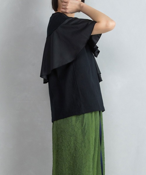 「MARECHAL TERRE」 半袖Tシャツ MEDIUM ブラック レディース_画像8