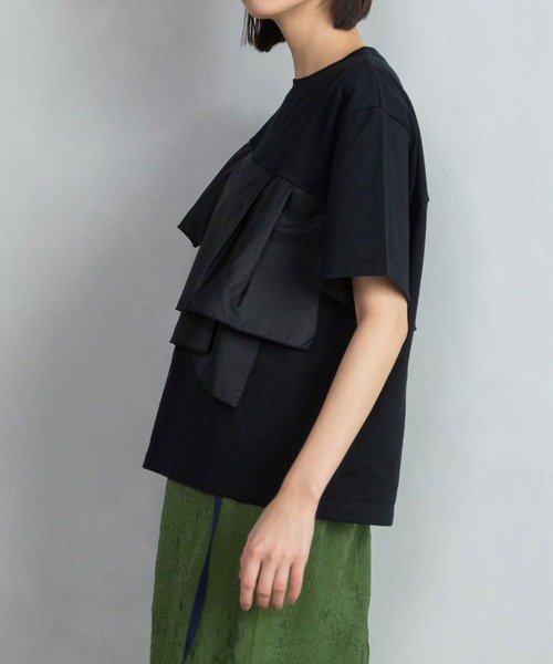 「MARECHAL TERRE」 半袖Tシャツ MEDIUM ブラック レディース_画像9