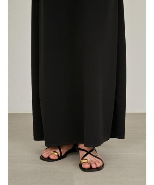 「styling/」 ノースリーブワンピース 1 ブラック レディースの画像