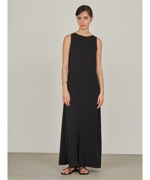 「styling/」 ノースリーブワンピース 1 ブラック レディースの画像