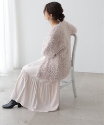 「frames RAY CASSIN」 ノーカラージャケット FREE グレイッシュベージュ レディースの画像7