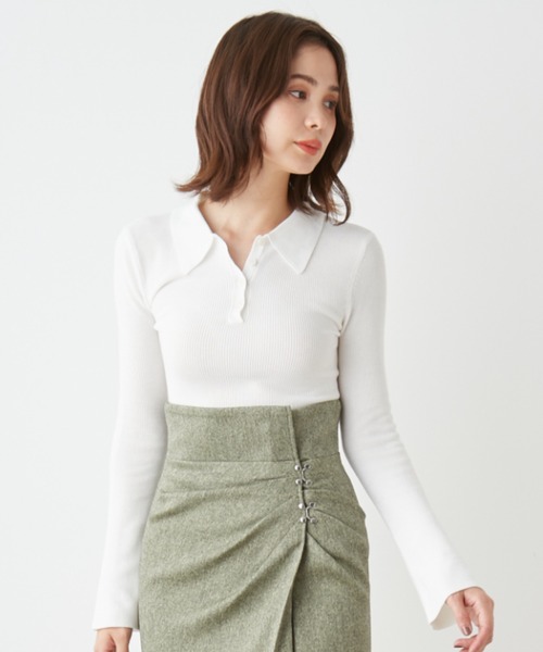 「SNIDEL」 長袖ニット ONE SIZE ブラック レディース_画像2