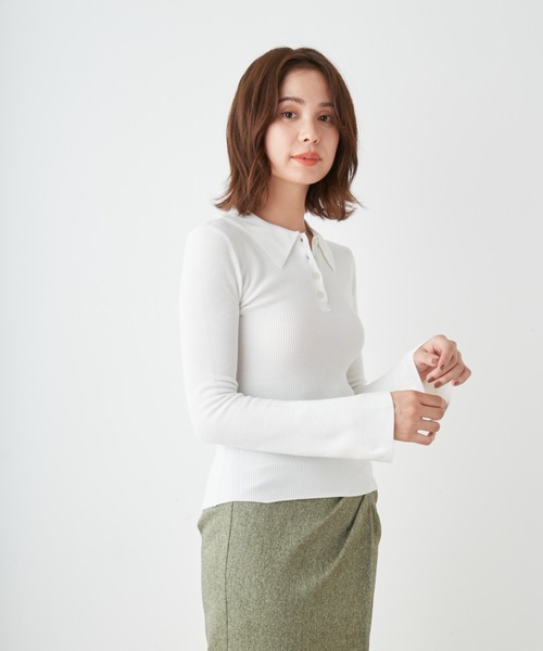 「SNIDEL」 長袖ニット ONE SIZE ブラック レディース_画像7
