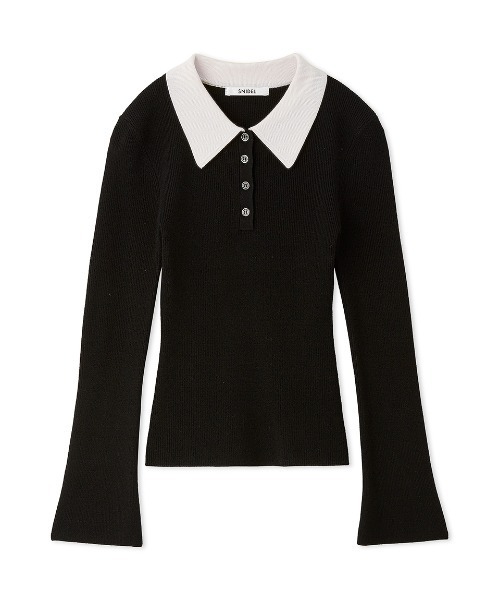 「SNIDEL」 長袖ニット ONE SIZE ブラック レディース_画像10