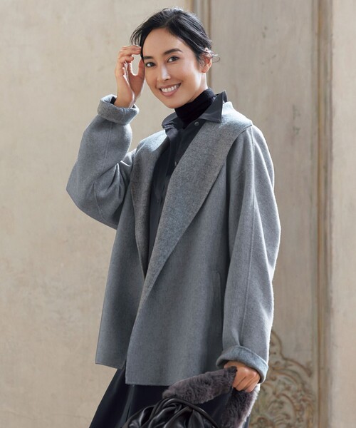 自由区（ジユウク） ジャケット 48 グレー レディース : ZOZOTOWN