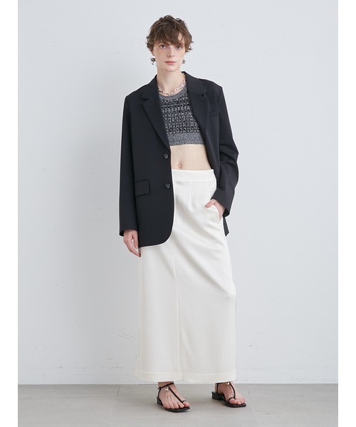 「MIESROHE」 タイトスカート 0 アイボリー レディース_画像3