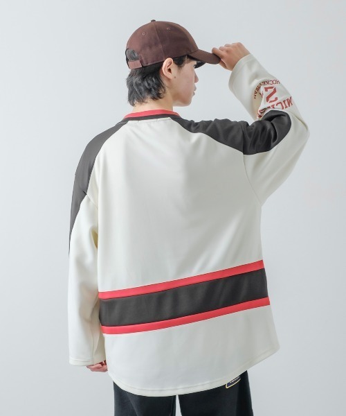 「improves」 長袖Tシャツ MEDIUM ホワイト メンズ_画像4