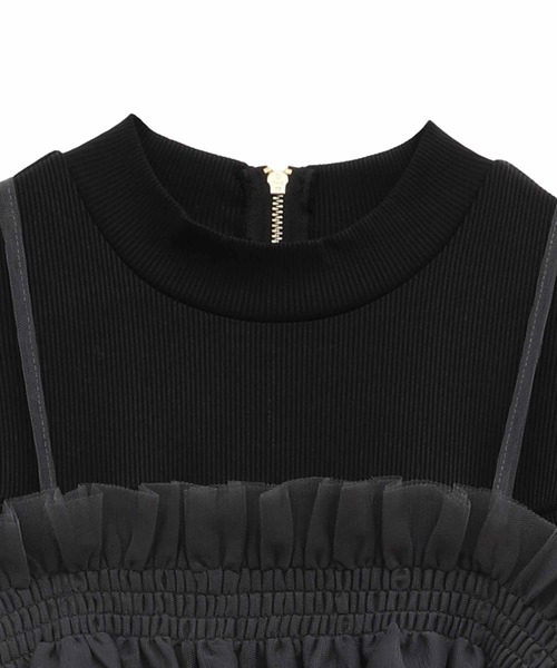 「31 Sons de mode」 キャミソール フリー ブラック レディース_画像6
