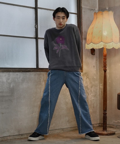 「G.O.C」 デニムパンツ MEDIUM ブルー メンズ_画像4
