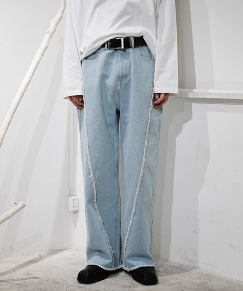 「G.O.C」 デニムパンツ MEDIUM ブルー メンズ_画像7
