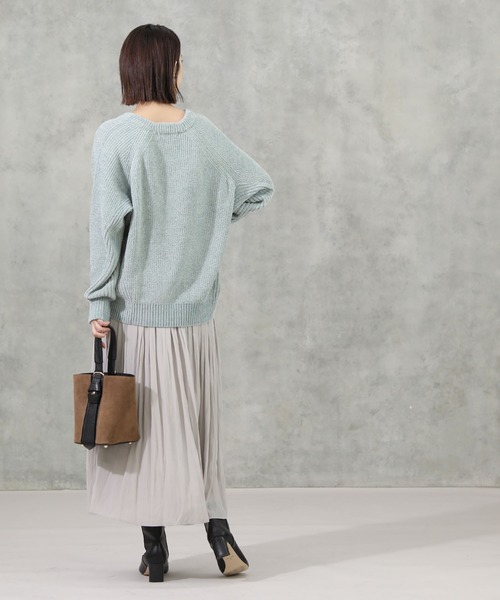 「Gready Brilliant」 フレアスカート 38 ダークカーキ レディース_画像4