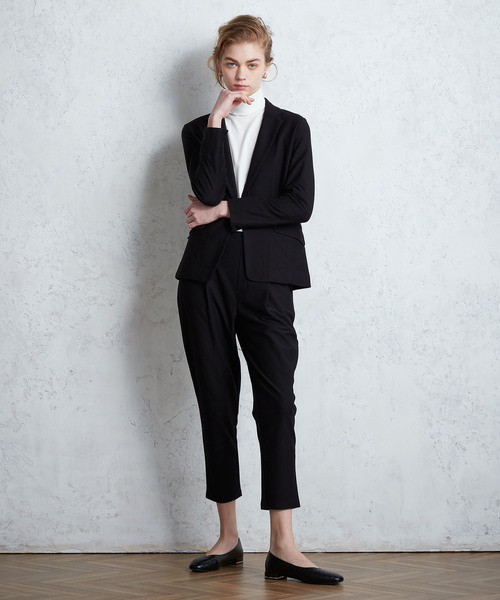 「LE SOUK HOLIDAY」 テーラードジャケット L ネイビー レディース_画像3