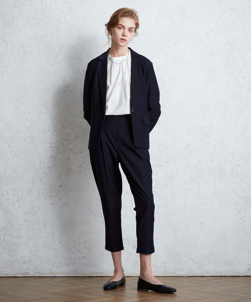 「LE SOUK HOLIDAY」 テーラードジャケット L ネイビー レディース_画像7