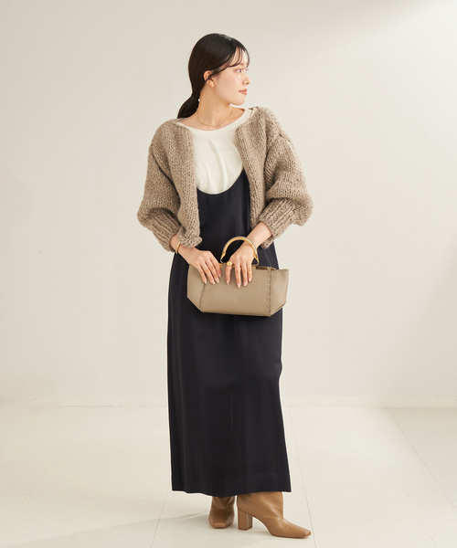 plage プラージュ 新品 未使用 黒 サテンナロースカート 38 日本製 plage（プラージュ） サロペットスカート 38 ブラック レディース