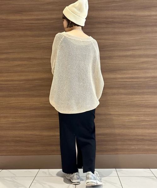「Plage」 長袖ニット FREE ブルー レディース_7