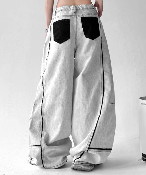 JOHNNY WOLF（ジョニーウルフ） ワイドパンツ ジーンズ HABLOG ワイド