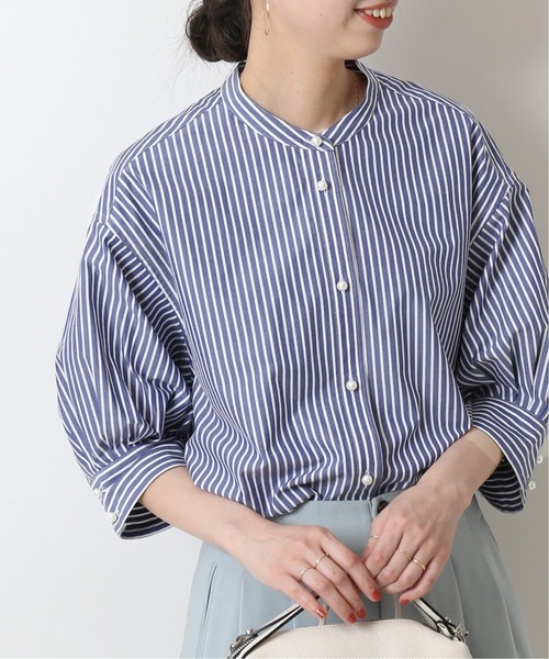 「Spick & Span」 7分袖ブラウス FREE ネイビー レディース_画像2