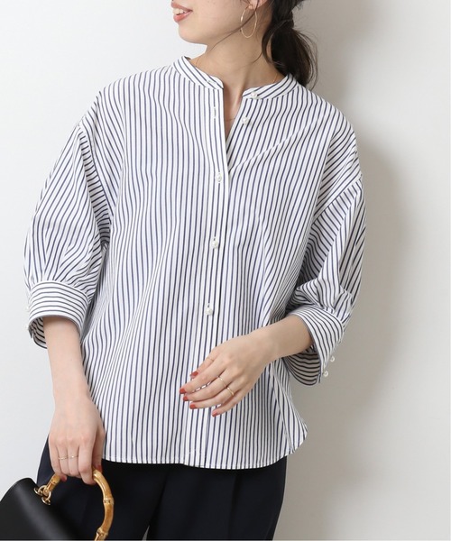 「Spick & Span」 7分袖ブラウス FREE ネイビー レディース_画像8