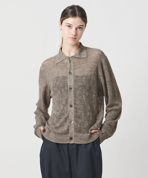 LOEFF（ロエフ） カーディガン 「LOEFF」ピンポンツリースポンジ