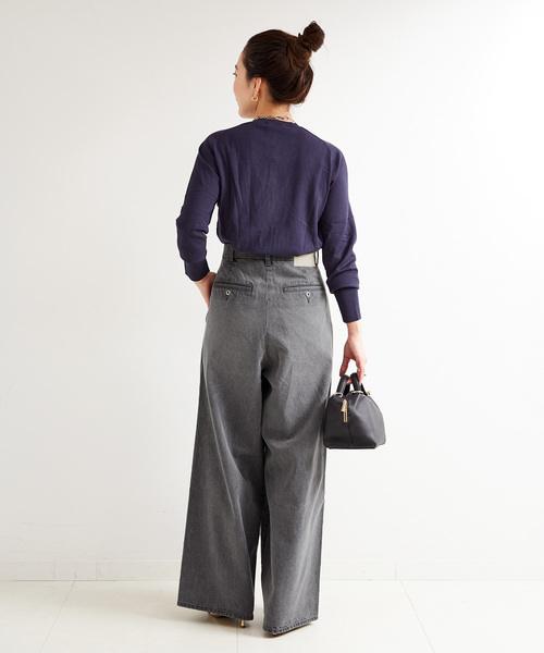 「B.C STOCK」 デニムパンツ 38 ブルー レディース_画像5