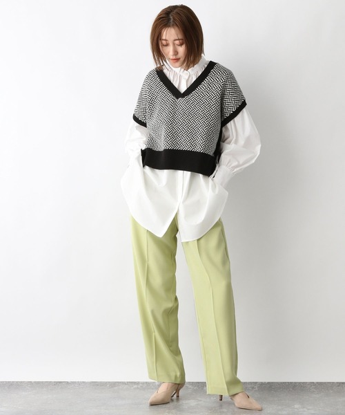 「A part by」 パンツ MEDIUM ライトパープル レディース_画像7