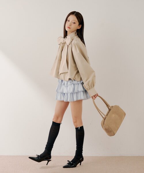 Chico（チコ） トレンチコート コート 「SALON by Chico」ショート丈