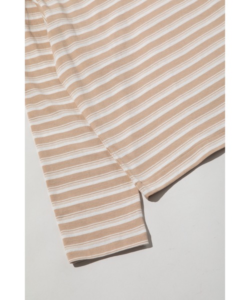 「WCJ」 長袖カットソー FREE ベージュ レディース_画像3