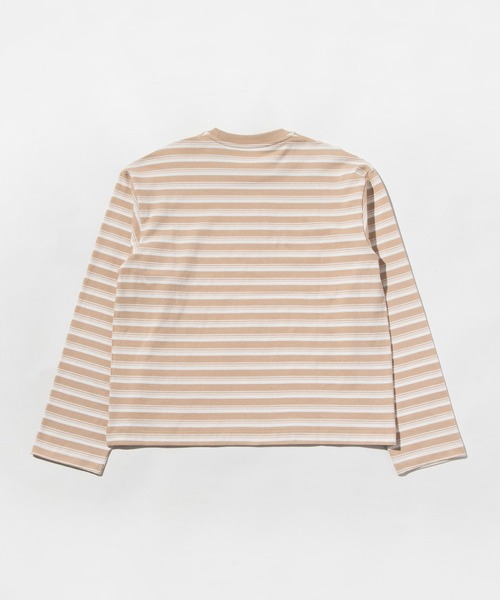 「WCJ」 長袖カットソー FREE ベージュ レディース_画像4