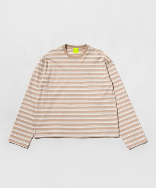 「WCJ」 長袖カットソー FREE ベージュ レディース_画像6