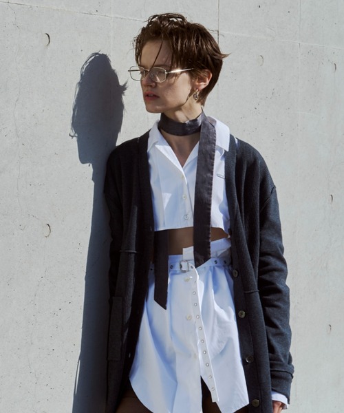 JOSE MOON（ジョゼムーン） カーディガン PLATE VNECK OVER CARDIGAN
