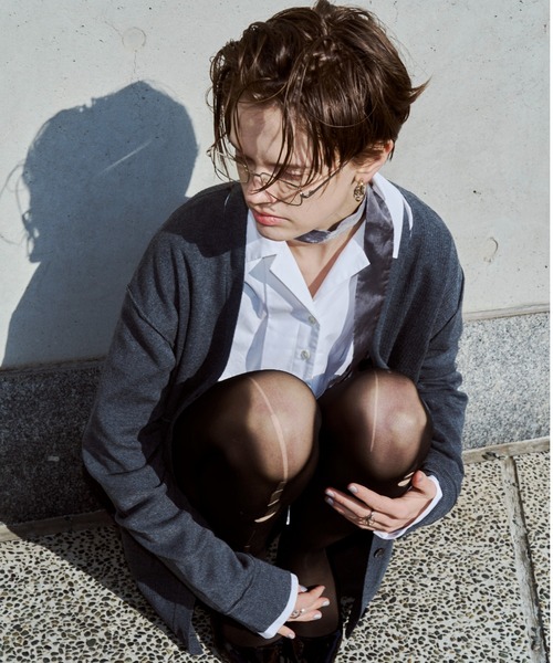 JOSE MOON（ジョゼムーン） カーディガン PLATE VNECK OVER CARDIGAN