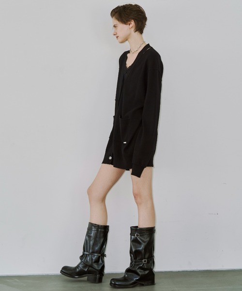 JOSE MOON（ジョゼムーン） カーディガン PLATE VNECK OVER CARDIGAN