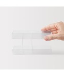 収納 再生ポリプロピレン入りメイクボックス用ペ...の詳細画像1
