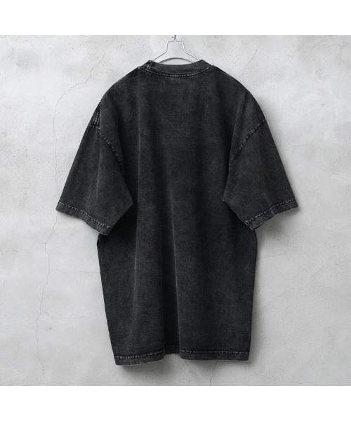 「LOS ANGELES APPAREL」 半袖Tシャツ M インディゴブルー メンズ_画像2