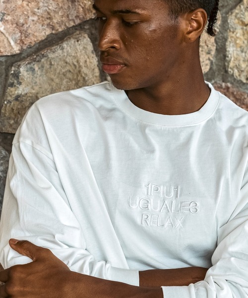 「1PIU1UGUALE3 RELAX 」 長袖Tシャツ L ベージュ メンズ_画像9