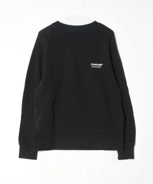 vivastudio スウェット VIVASTUDIO（ビバスタジオ） スウェットカットソー MEDIUM ブラック