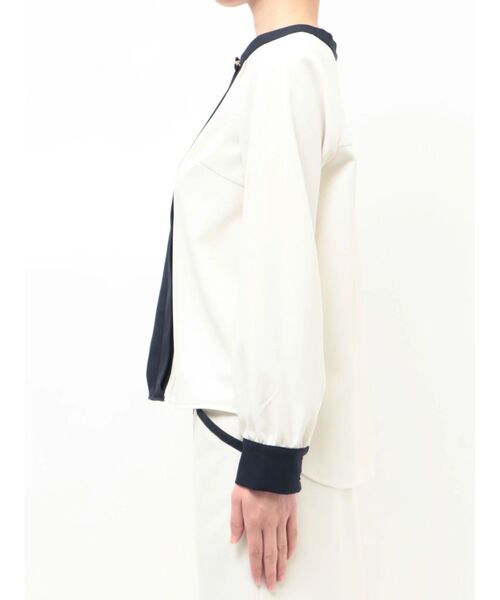 TONAL（トーナル） ブラウス シャツ 入学式 卒業式 バイカラー 