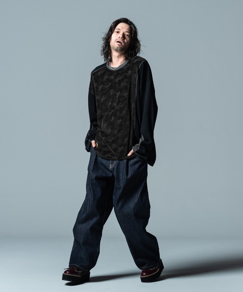 「glamb」 デニムパンツ L インディゴブルー メンズ_画像9