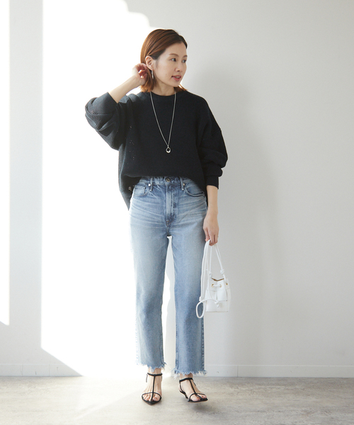 「IENA」 デニムパンツ 25 ブルー レディース