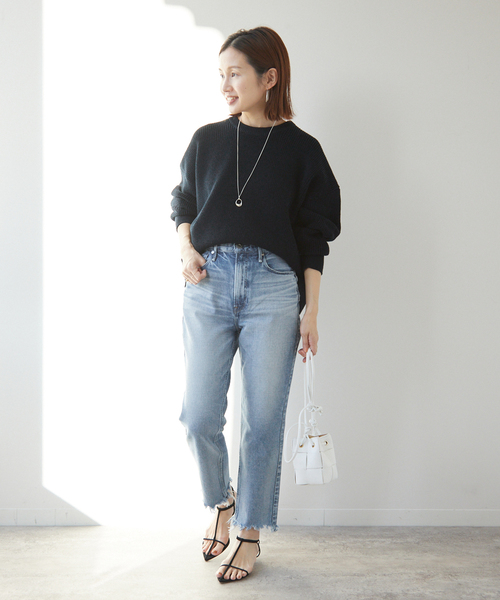 「IENA」 デニムパンツ 25 ブルー レディース