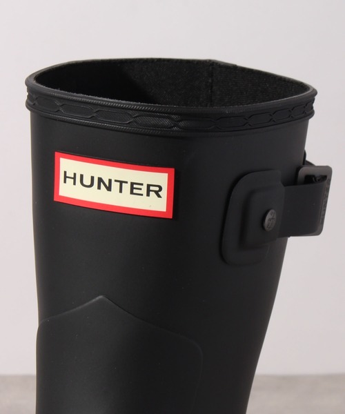 「HUNTER」 レインブーツ 25cm ブラック レディースの画像