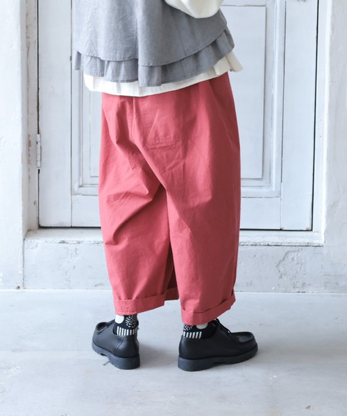 「soulberry」 イージーパンツ 4L レッド レディース_画像3