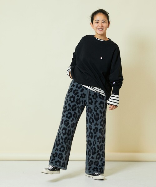 「Freada」 イージーパンツ ONE SIZE グレー レディースの画像