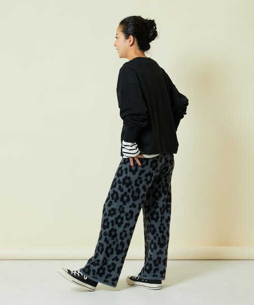 「Freada」 イージーパンツ ONE SIZE グレー レディースの画像