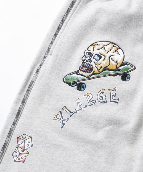 「XLARGE」 スウェットパンツ M オフホワイト メンズの画像