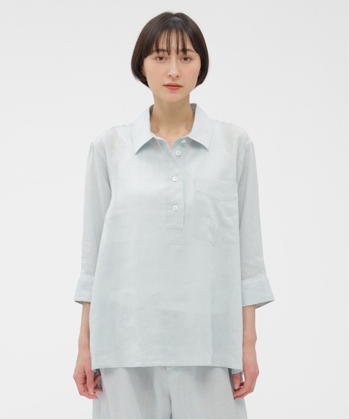 MARGARET HOWELL（マーガレットハウエル） ブラウス シャツ SOFT LINEN