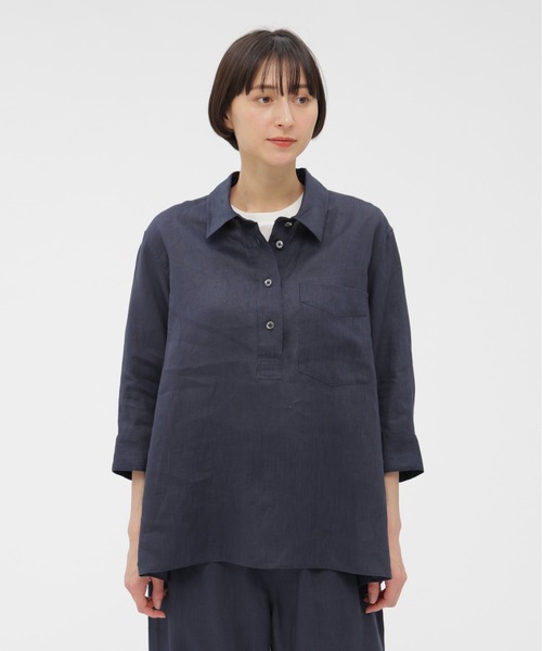 MARGARET HOWELL（マーガレットハウエル） ブラウス シャツ SOFT LINEN